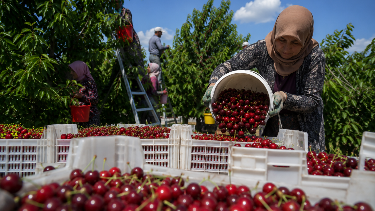 Yozgat kirazı dünya pazarına açıldı