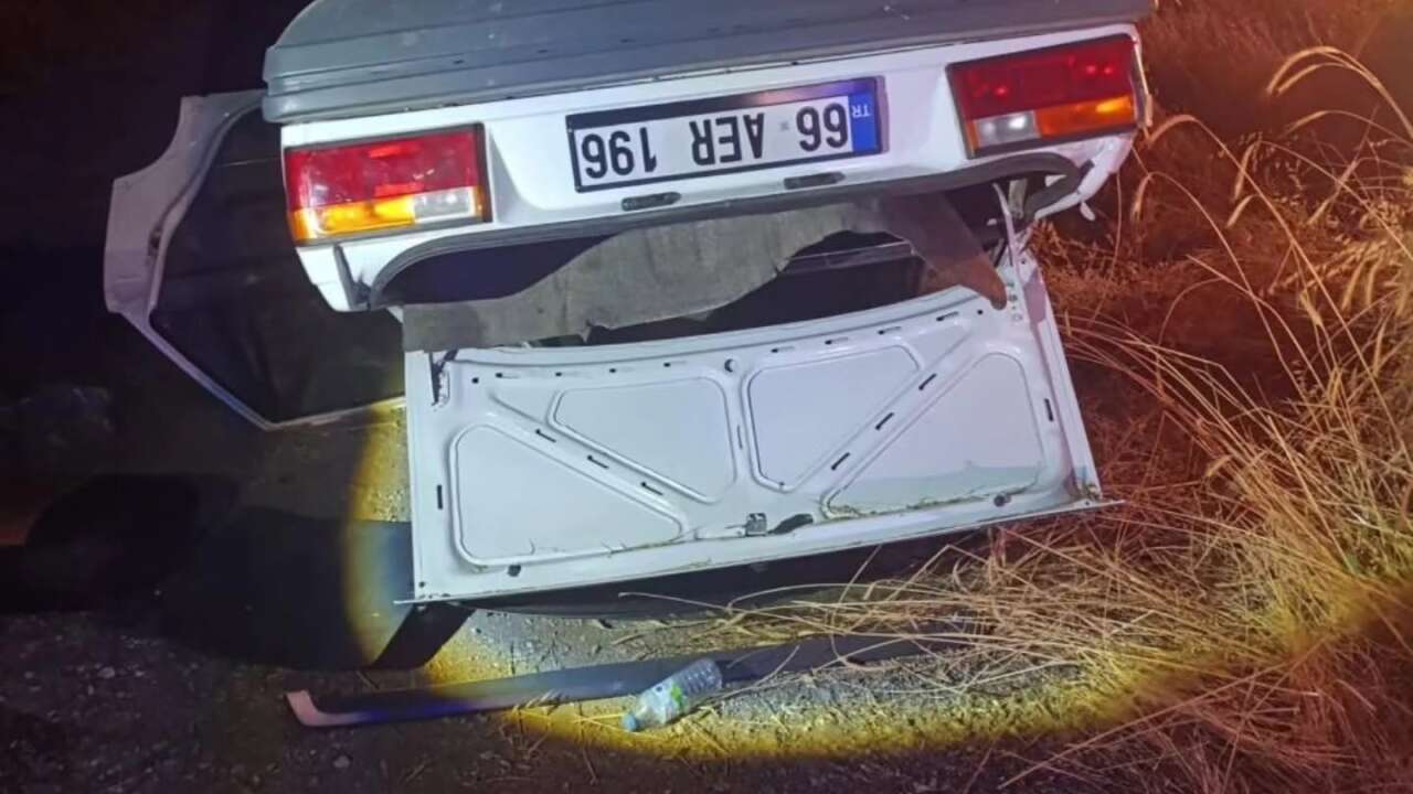 Sorgun'da Otomobil Takla Attı: Sürücü Yaralandı