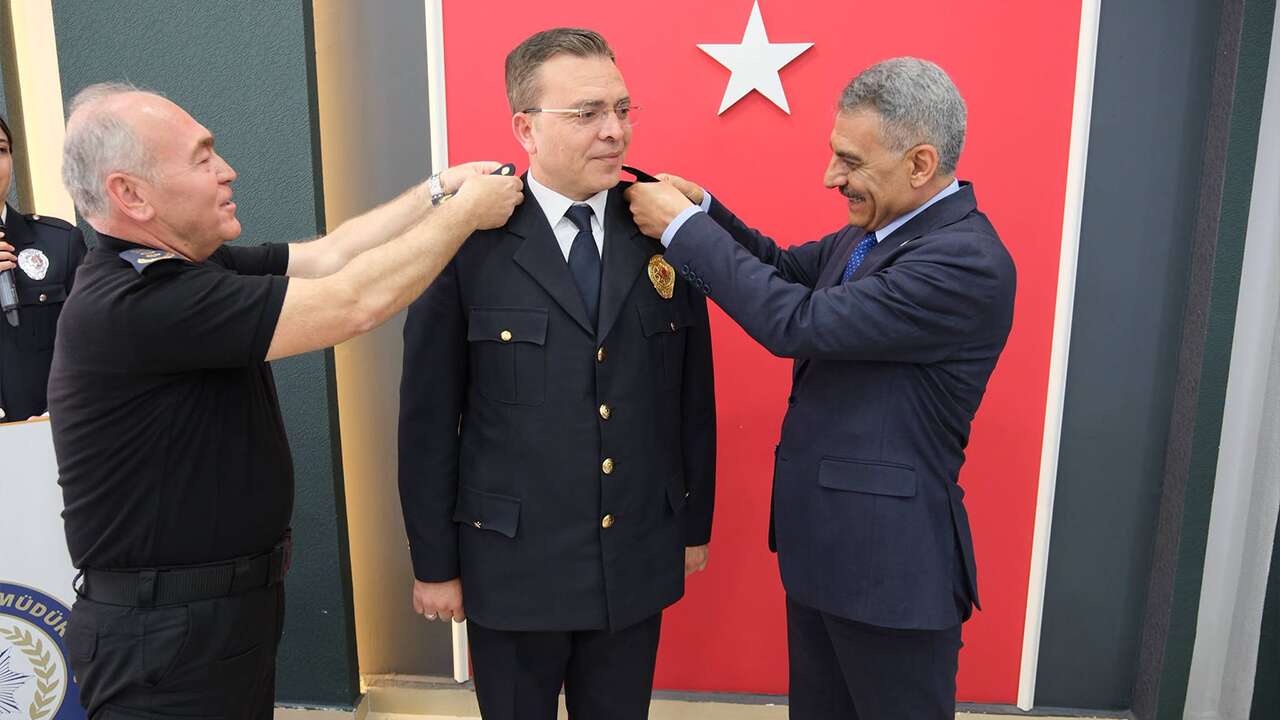 Yozgat'ta Emniyet Teşkilatında Rütbe Terfi töreni