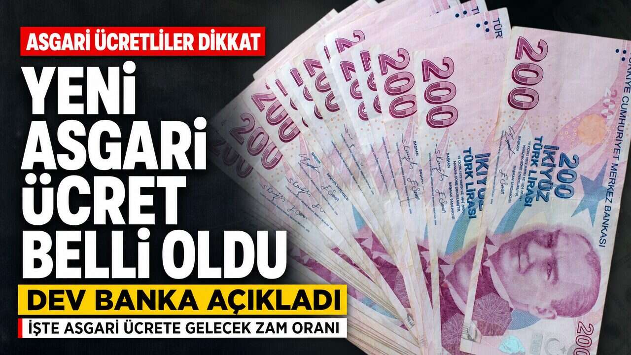 Milyonların Beklediği Asgari Ücret Zammı İçin Yeni Rakam Ortaya Çıktı