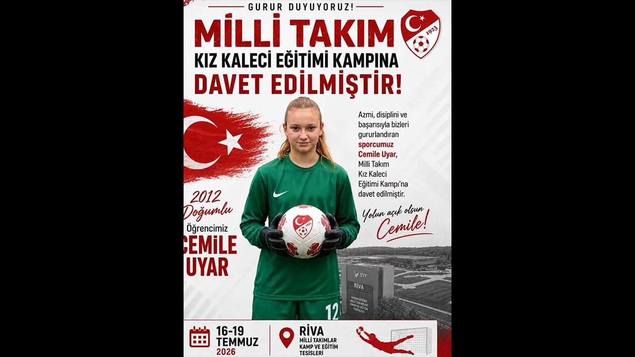 Yozgat Sorgunlu Genç Kaleci Cemile Uyar'a Milli Davet!