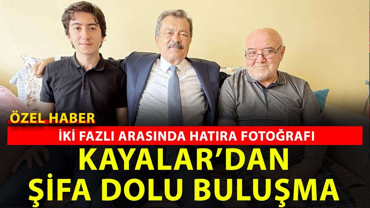 Yozgat'ın efsane bakana Lütfullah Kayalar'dan şifa dolu vefalı ziyaret! Yıllar unutturmuyor