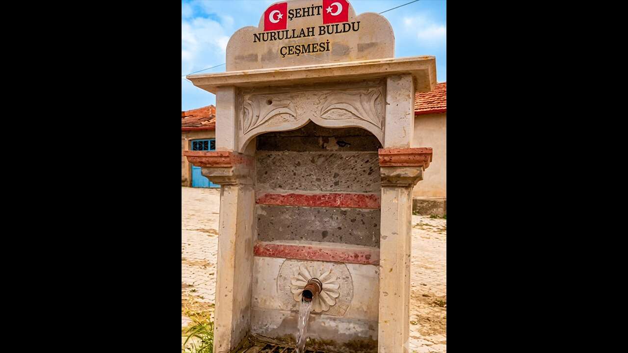 Yenipazar’da şehidin adını yaşayan çeşme yeniden akıyor