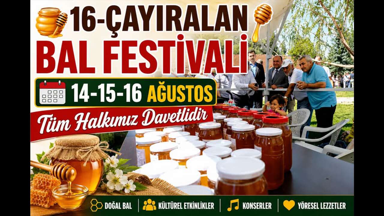 Çayıralan'da Bal ve Kültür Festivali Coşkusu Yaşanacak!
