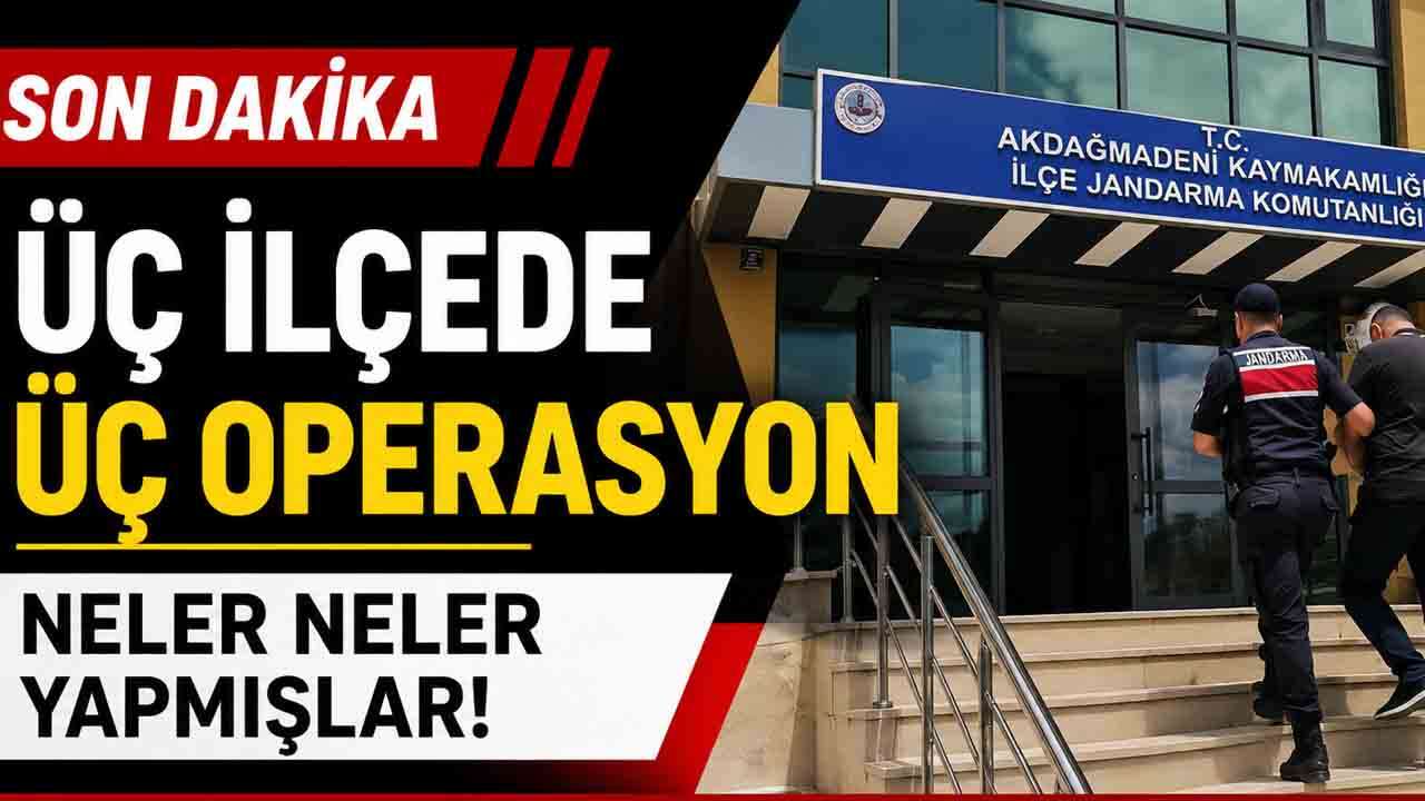 Yozgat'ta Jandarmadan büyük operasyon! 3 İlçede Aranan Şahıslar Tek Tek Yakalandı