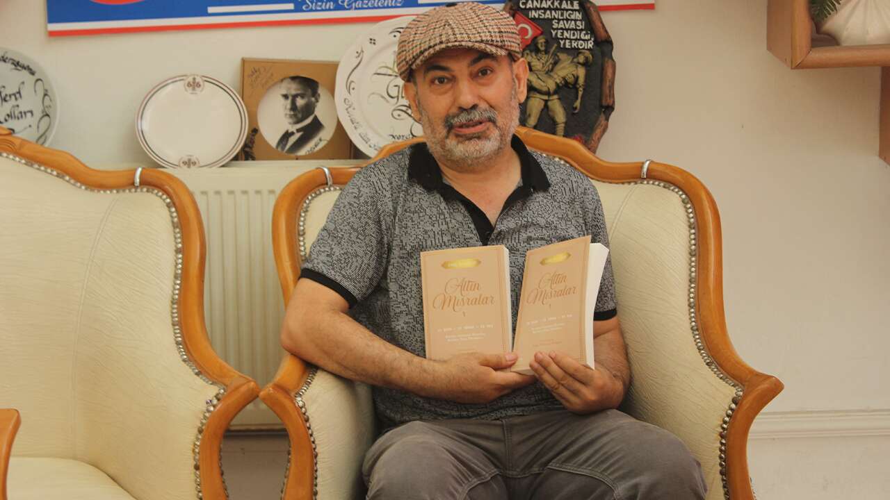 Yozgatlı Gazeteci Yazar Mustafa Eranıl Altın Mısralar Kitabında Yer Aldı