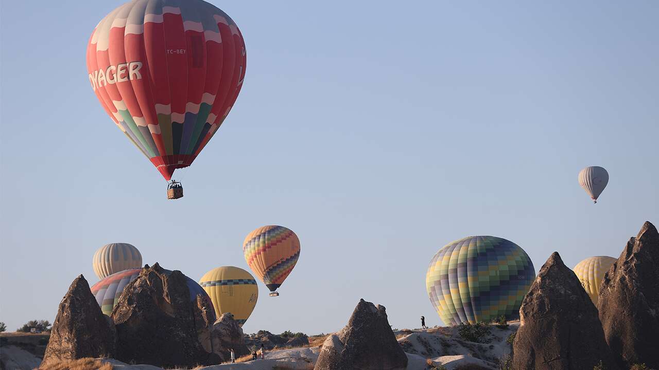 Yozgat’ın Komşusu Kapadokya'da Gökyüzünde Görsel Şölen! 256 Bin Turist Akın Etti