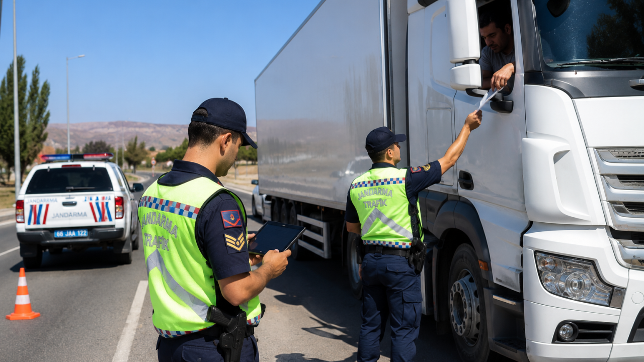 Yozgat'ta Jandarmadan Sıkı Denetim! Yük ve Yolcu Taşıyan Araçlar Tek Tek Kontrol Edildi