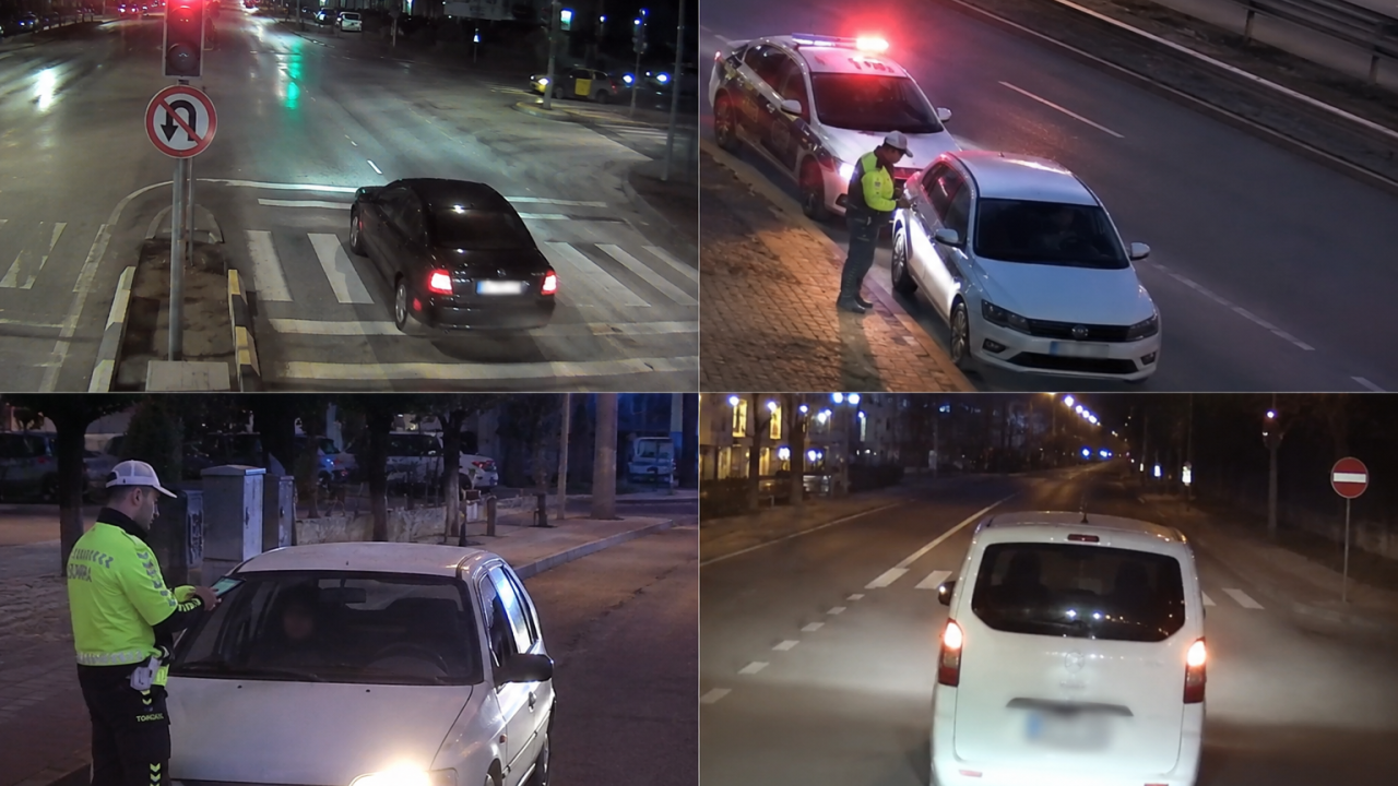 Yozgat'ta Trafik İhlalleri Kamerada! Polis Tek Tek Görüntüledi