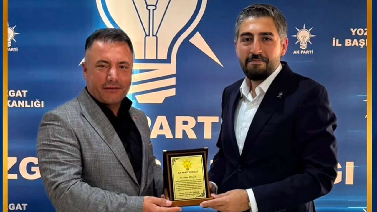 AK Parti Yozgat’ta Üye Çalışmalarına Plaketli Teşekkür