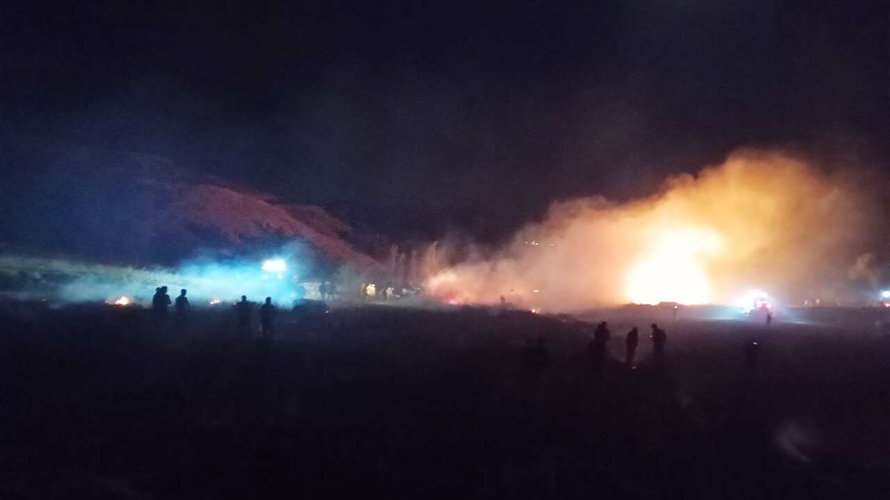 Yozgat’ta gecenin karanlığını alevler aydınlattı: Tam 100 dönüm..