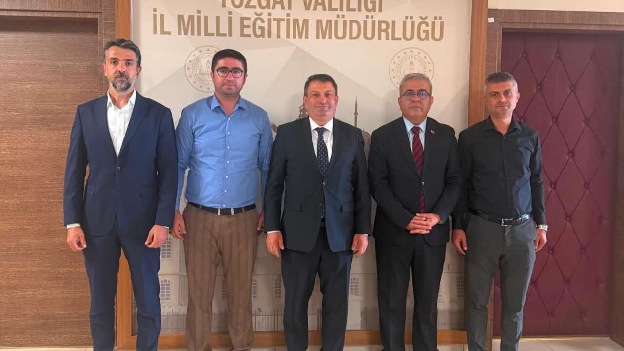 Türk Eğitim-Sen’ Yozgat Şubesi'nden Milli Eğitim Müdürü Yaşar Türk’e Hayırlı Olsun Ziyareti