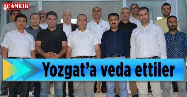İl Milli Eğitim Müdürlüğü Şube Müdürleri Yozgat'a veda etti