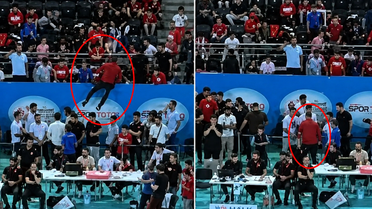 Minikler Güreş Şampiyonası’nda Gerginlik: Hamza Yerlikaya Hakemlere Tepki Gösterdi