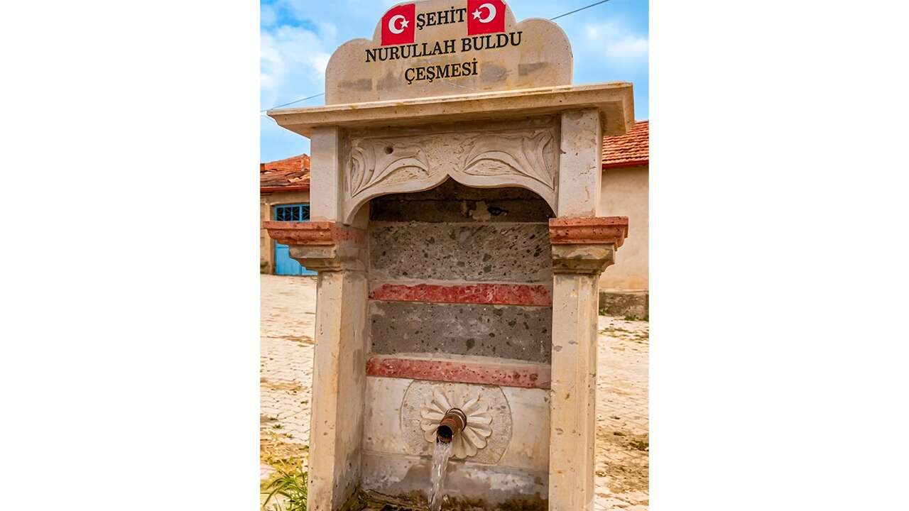 Yozgat’ta Şehidin Adını Taşıyan Çeşme Yeniden Akmaya Başladı