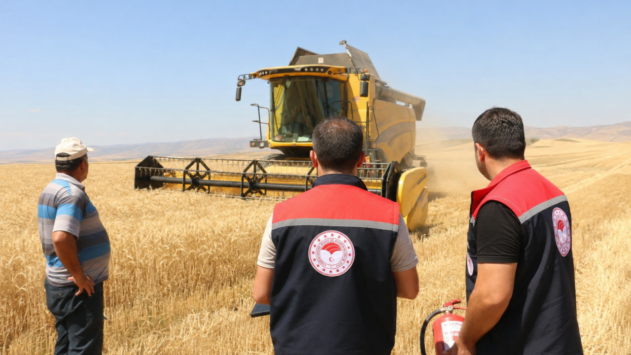 Yozgatlı Çiftçilere Kritik Uyarı! Biçerdöver Denetimleri Sıkılaştırıldı