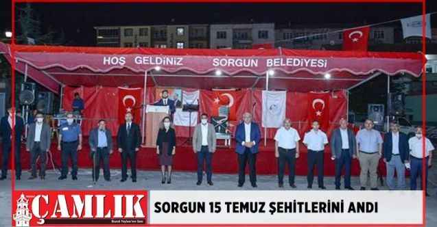 Sorgun 15 Temmuz Şehitlerini andı
