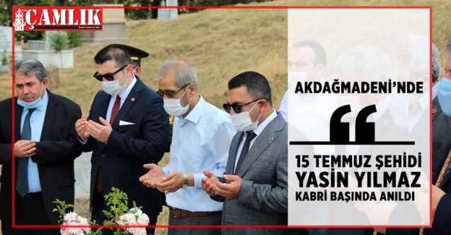 15 Temmuz Şehidi Yasin Yılmaz kabri başında anıldı