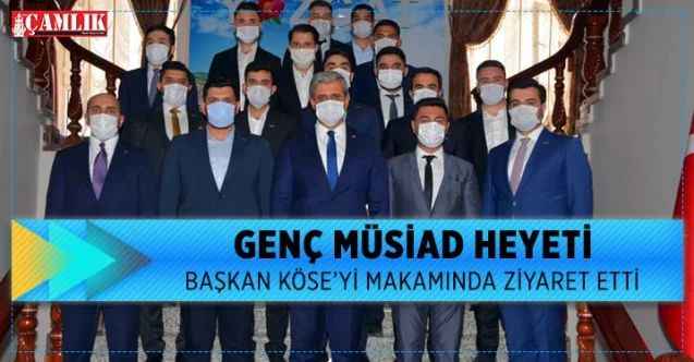 Genç Müsiad Heyetinden Yozgat Belediye Başkanı Köse'ye ziyaret
