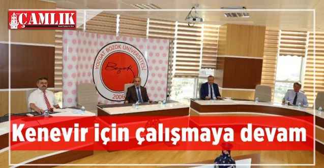 Yozgat Bozok Üniversitesi kenevir için çalışmaya devam ediyor