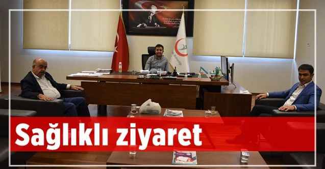 Gimat Gurbu Yönetim Kurulu Başkanı Zafer Özışık, Yozgat Şehir Hastanesi Başhekimi Uzman Doktor Mustafa Kozan'ı ziyaret etti