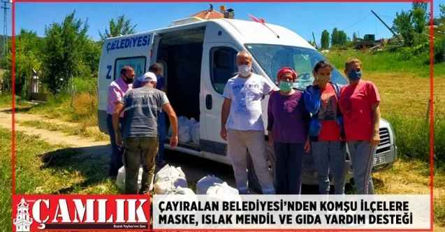 Çayıralan Belediyesi'nde çevre ilçelere yardım