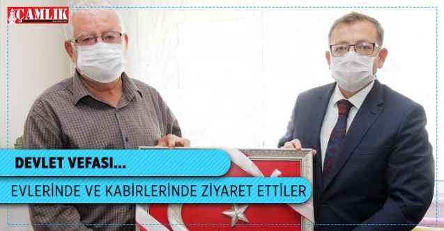 Yozgat'ta devlet erkanı bayram öncesi yine şehit ailelerine karşı vefa örneği sergiledi
