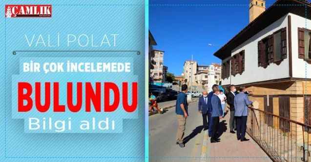 Yozgat Valisi Polat kurumlarda incelemelerde bulundu