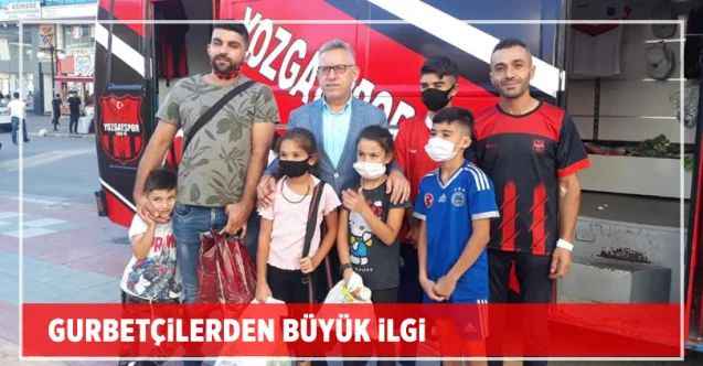 Gurbetçilerden taraftar formasına büyük ilgi