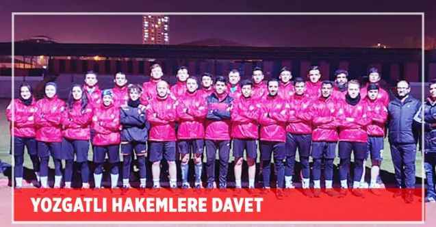 Yozgatlı hakemlere davet