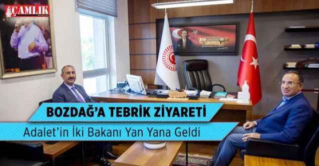 Adalet Bakanı Abdulhamit Gül, TBMM Anayasa Komisyonu Başkanı Bekir Bozdağ'ı Ziyaret Etti