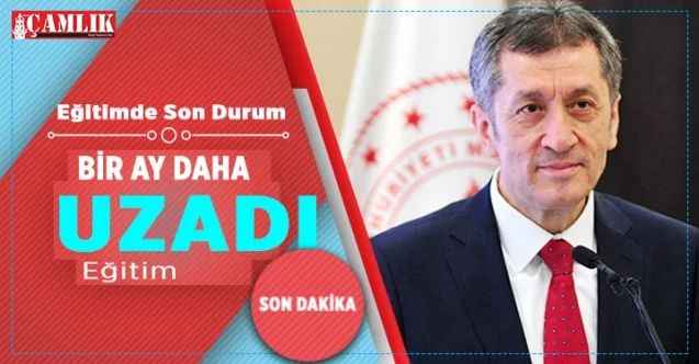 Milli Eğitim Bakanı Ziya Selçuk: 'Okullar 31 Ağustos'ta uzaktan eğitimle başlayacak, yüz yüze eğitime 21 Eylül'de geçilecek'