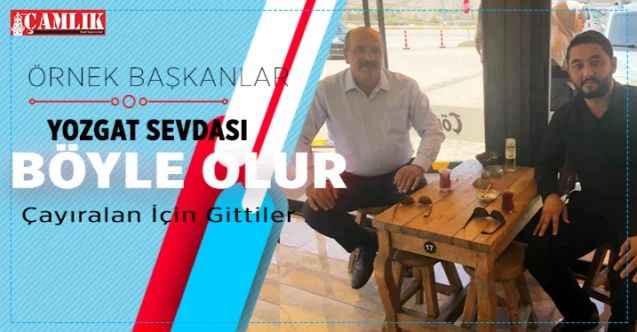 Çayıralan'ın CHP'li Belediye Başkanı ile AK Partili İlçe Başkanı Memleket Sevdası ile Hareket Ediyor