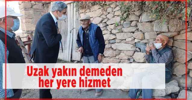 Yozgat Belediye Başkanı Celal Köse: Divanlı'da incelemelerde bulundu