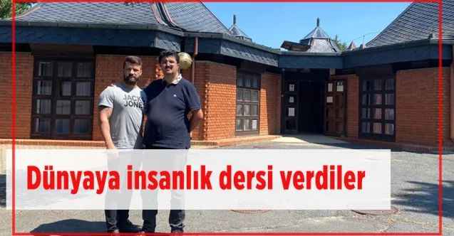 Dünyaya insanlık dersi verdiler!