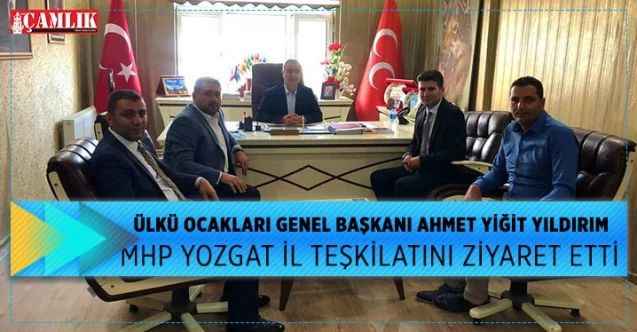 Ülkü Ocakları Genel Başkanı Ahmet Yiğit Yıldırım MHP Yozgat teşkilatını ziyaret etti