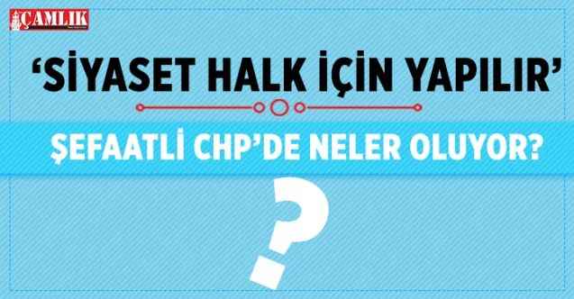Şefaatli CHP'de Neler Oluyor? Parti İçi Rekabet mi Yoksa...?