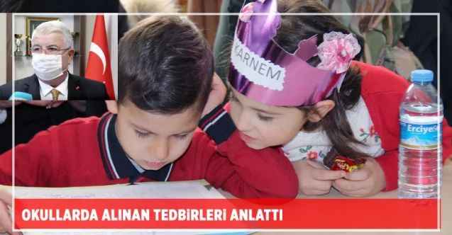 İl Milli Eğitim Müdürü Yazıcı, okullarda alınan tedbirleri anlattı