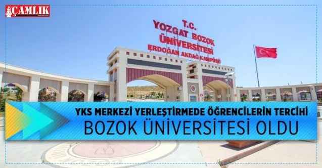 YKS Merkezi Yerleştirmede Öğrencilerin Tercihi Bozok Üniversitesi oldu