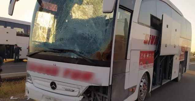 Kırıkkale’de askerleri taşıyan otobüs kaza yaptı