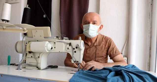 Terzilik mesleğini 52 yıldır ilk günkü heyecanla sürdürüyor