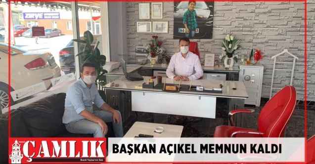 Sarıkaya Belediye Başkanı Açıkel, galericiler sitesinde esnaf ziyaretinde bulundu