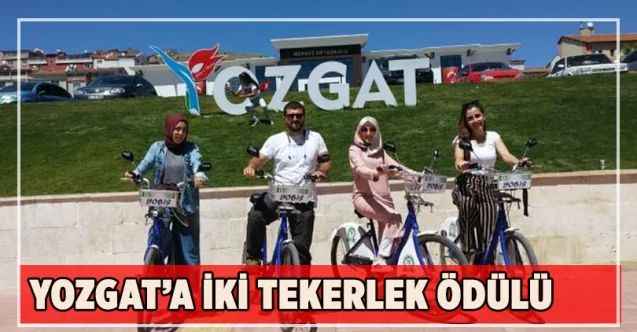 Yozgat Belediyesine iki tekerlek ödülü