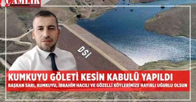 Şefaatli Kumkuyu Göleti kesin kabulü yapıldı