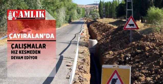 Çayıralan Belediyesi altyapı çalışmalarını aralıksız sürdürüyor