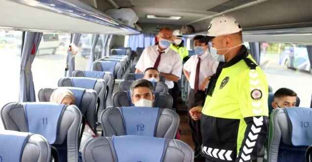 HES’i yok sayan 6 otobüs trafikten men edildi