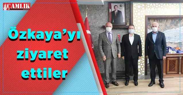 Karayolları Bölge Müdürü Erhan Özkaya’yı ziyaret ettiler