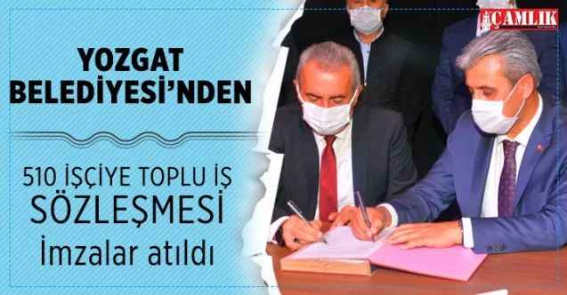 Yozgat Belediyesi Hizmet İş Sendikası ile toplu sözleşme imzaladı
