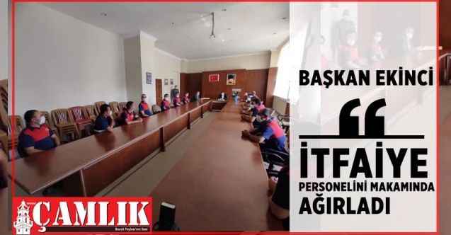 Başkan Ekinci, İtfaiye personelinin gününü kutladı