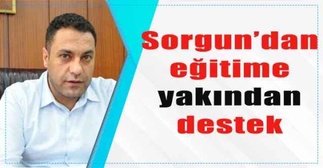 Sorgun Belediyesi'nden eğitime yakından destek